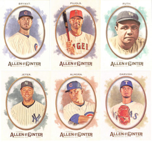 2017 Topps Allen & Ginter - Base Set Cards - Choose From Card #'s 1-200