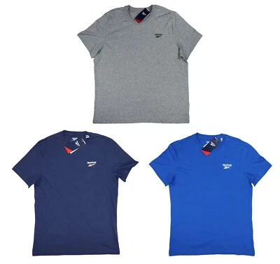 Camiseta para hombre Reebok Identity Classic Logo manga corta cuello redondo nueva con etiquetas Foto 1 de 4