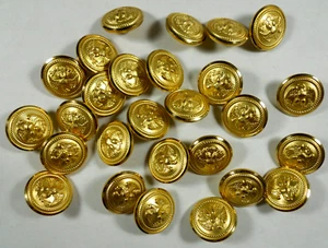 lot 27 military buttons U.S. Army metal eagle arrows military uniform buttons - Picture 1 of 4