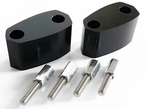 Espaciadores extensores de espejo - Kawasaki ER-6F ER6F Ninja 400R 650R 400 650 2009 2012 - Imagen 1 de 7