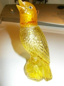 Avon bottle parrot yellow 5" - Picture 1 of 1