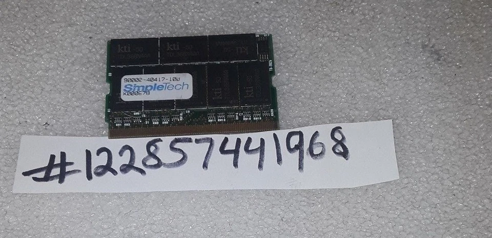 512MB 1RX8  DDDR1 DDR PC3200 400 400MHZ 172PIN SODIMM NON-ECC SINGLE RANK 64X8  - Image 1 of 1