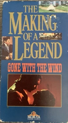 The Making Of A Legend: Gone With The Wind VHS Movie Tape MGA/UA 1988 ACCEPTABLE - Image 1 of 4