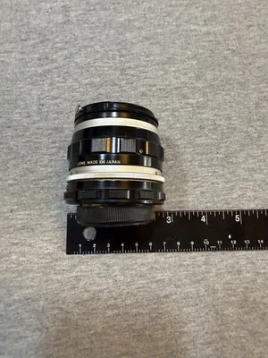 Nikon Nikkor S Auto 1:2.8 f=35MM con lente de filtro L1A 52 mm! Foto 1 de 4