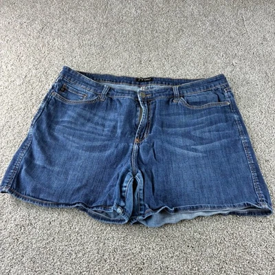 Pantalones cortos de mezclilla Dear John para mujer talla 33 azul Jean clásico americano cintura alta Foto 1 de 4