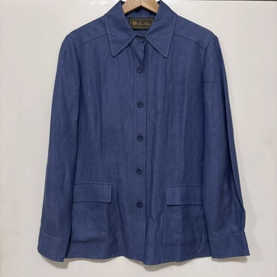 Loro Piana Lino Abotonado Mujer Tareas  Foto 1 de 4