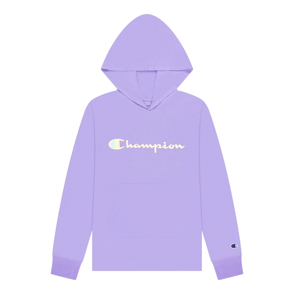 Camiseta Champion Niñas Manga Larga Con Capucha Niños Ropa Lila Encantada Grande) Foto 1 de 1