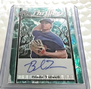2023 LEAF METAL PULSAR THRILLERZ AUTOGRAPH BLADE TIDWELL 1/1 - Picture 1 of 2
