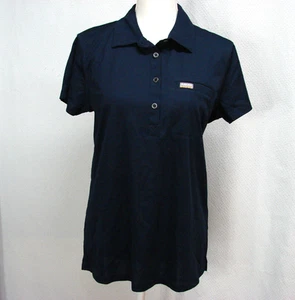 Ariat Womens Rebar Foreman Navy Polo Shirt 10048607 Short Sleeve Medium Workwear - Picture 1 of 7