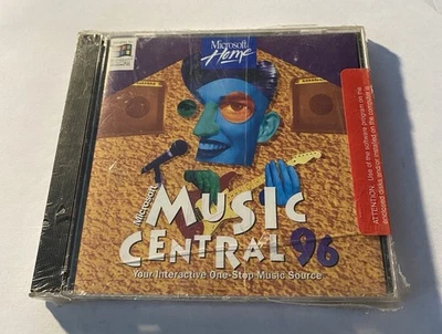 Microsoft Home Music Central 96 CD-ROM New Sealed Free Fast Shipping. - Image 1 of 4