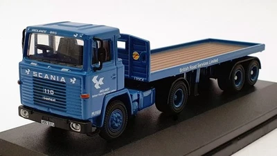 Oxford Diecast 1/76 Scale 76SC110001 - Scania 110 Flatbed Trailer - BRS — 第 1/4 张图片