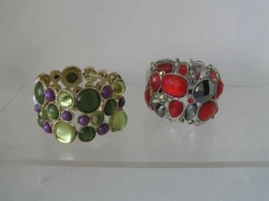 Style & Co Bangle Boho Rhinestone Cuff Bracelets Bracelet ART STUDIO PAIR - Picture 1 of 4