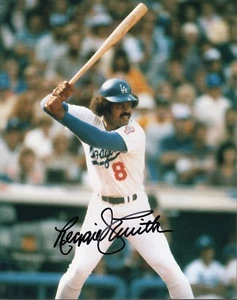 Reggie Smith Autografiado Los Angeles Dodgers 8x10 Photo - Imagen 1 de 1
