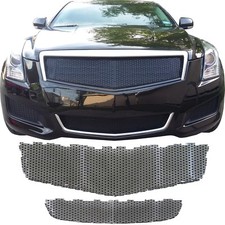 MESH GRILL FOR 2013 2014 CADILLAC ATS GRILLE TOP AND BOTTOM - FRAME NOT INCLUDED