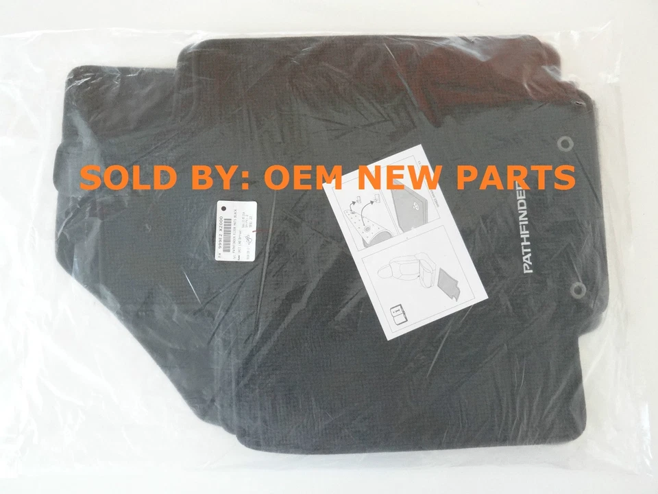 New OEM Floor Mats Nissan Pathfinder 2013-2020 Front Rear 999E2-XZ000 Black 4 pc Foto 1 de 4
