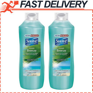 2-Pack Suave Essentials Shampoo Ocean Breeze Family Size 30oz/Bottle