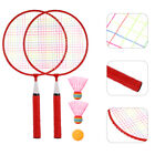  Czerwona żelazostopowa rakieta do badmintona dziecięca minizabawka dla dziewczynek