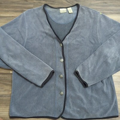 Vtg Beatles LL Bean Cotton & Polyester Latvia Grandpa Cardigan Sweater M.  B - Image 1 of 4