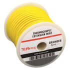 Tempco Tcwr-1020 Thermocouple Ext Wire,Kx,20Awg,Str,100Ft