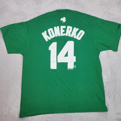 Chicago White Sox Shirt Mens Large Green  Paul Konerko Jersey St Patricks Adult Cover