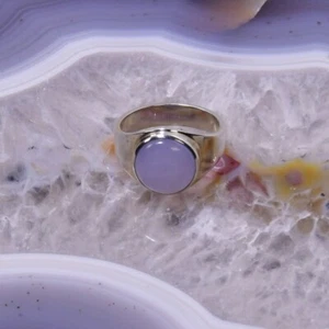 Chalcedon Ring, 925er Silber, Edelsteinring (23088), Edelsteinschmuck - Picture 1 of 1