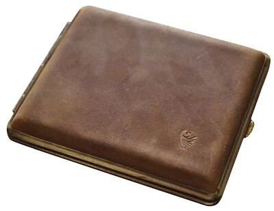 Zigarettenetui Made in Germany Wildes Rind braun 100 mm - Bild 1 von 4