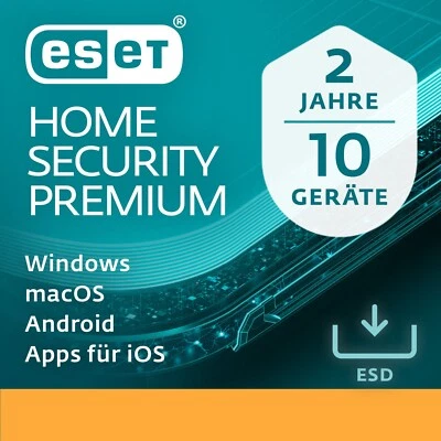 ESET Home Security Premium 2025  10 Geräte 2 Jahre Sofort per Email - Bild 1 von 3