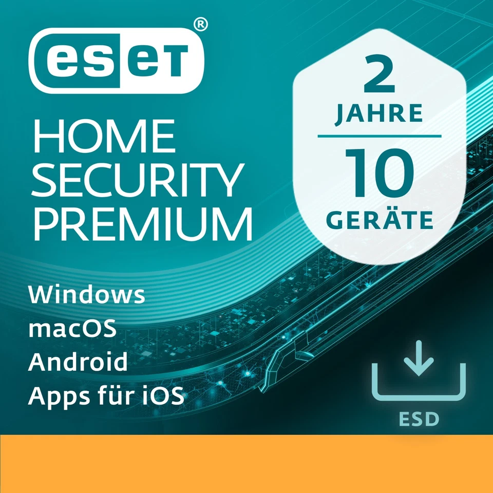 ESET HOME Security Premium (10 Geräte - 2 Jahre) DACH ESD Code per Mail NEU