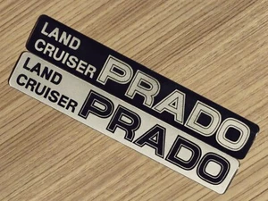 Rear Number Plate Emblem Badge FOR Land Cruiser Prado Logo Select One. - Picture 1 of 1