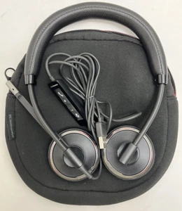 Plantronics Blackwire C520-M/C725 Binaural Headset with pouch - Tested Ref:1818 - Afbeelding 1 van 5