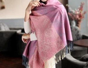 Largo Cálido Suave Invierno Mujeres Bufandas Damas Invierno Chales Envolturas 28 x 78 - Imagen 1 de 22