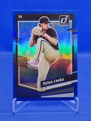 2023 Donruss Baseball Holo Blue #143 Dylan Lesko San Diego Padres - Image 1 of 2