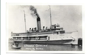 RPPC,STEAMER CATALINA-PHOTO BY BOXELL - Picture 1 of 1