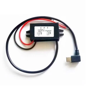 USB C Converter Mini 12V-24V to 5V 3A Out Charger Adapter DC DC Step Down Power - Picture 1 of 6