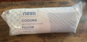 Almohada de espuma viscoelástica de gel NESTL REFRIGERATION (1) tamaño queen (18" x 26") nueva sin usar - Imagen 1 de 4