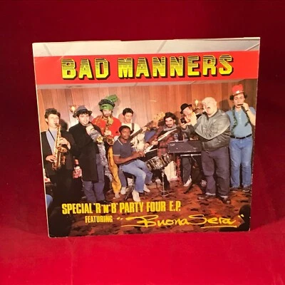 BAD MANNERS Special R'n'B Party Four EP 1981 UK 4-track 7" vinyl Buona Sera - Image 1 of 4