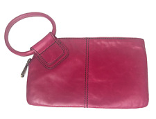 HOBO INTERNATIONAL Fusia Sable Leather Wristlet Clutch RP $138
