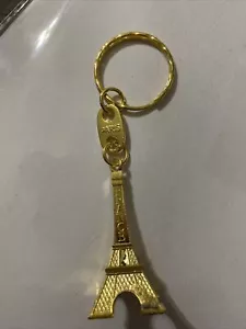 Metal Paris Mini Eiffel Tower Model Keychain. Tower itself is about 1.5” tall. - Picture 1 of 3
