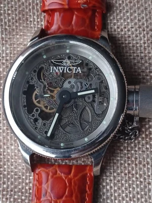 Men's Invicta Russian Diver Quinotaur Mechanical Watch (Model:3843) Great cond. - Image 1 of 4