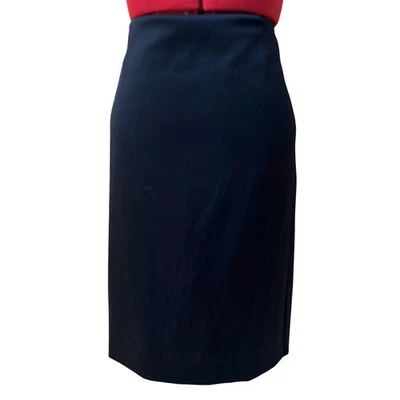 Falda lápiz Emporio Armani negra a rayas mezcla de lana - talla TG 42 (US 6-8) Foto 1 de 4