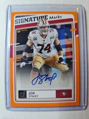 Joe Staley 2020 Donruss Signature Marks autógrafo futebol americano San Francisco 49ers - Imagem 1 de 2