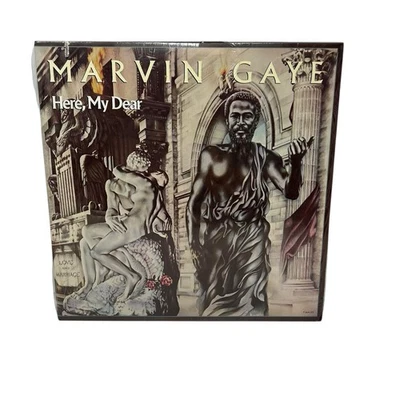 Marvin Gaye Here, My Dear 1978 Motown Tamla Double LP Album Sealed Vinyl Record - Image 1 of 4