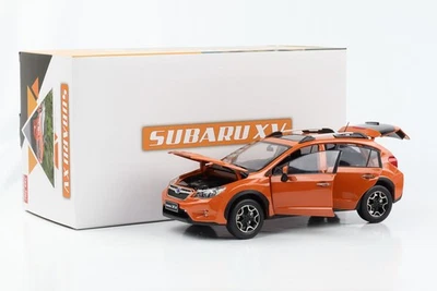 1:18 Subaru XV SUV Apertura Completa Arancione Perl SunStar 5571 Dealerbox - Immagine 1 di 4