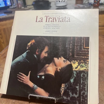 GUISEPPE VERDI LA TRAVIATA SOUNDTRACK LP  BOOKLET ELEKTRA 60267-1-T VINYL RECORD - Image 1 of 4