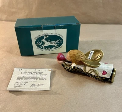 Leo Smith Folk Art- Angel Holding Heart-Love-293/3500-COA - Image 1 of 3