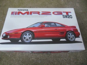 Fujimi 1:24 Toyota MR2 GT SW20 plastica model kit parti sigillate scatola aperta - Foto 1 di 15