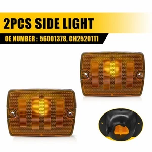 Turn Front Signal Parking Lamp Housings For Jeep Wrangler YJ 1987-95 5600137 - Picture 1 of 15