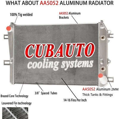 3-рядный радиатор подходит для 2006-10 Chevrolet Silverado GMC Sierra 2500 3500 HD 6.6 V8 - Изображение 1 из 4