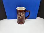 Vintage 1960's HALL Pottery "The Berghoff" Chicago Glazed Beer Mug - Made in USA