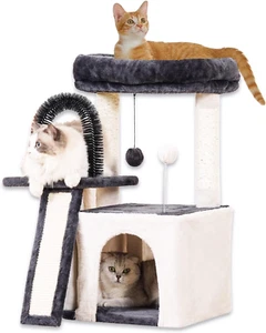 Cat Tree Tower for Indoor Cats, Multi-Level Cat Tree with Scratching Posts & Con - Picture 1 of 7